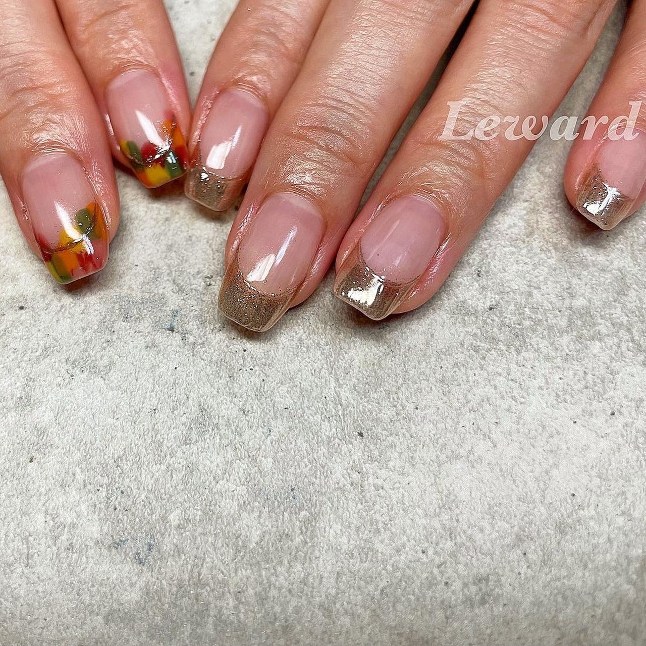 秋 ハロウィン デート 女子会 ハンド Nailsalon Lewardのネイルデザイン No ネイルブック