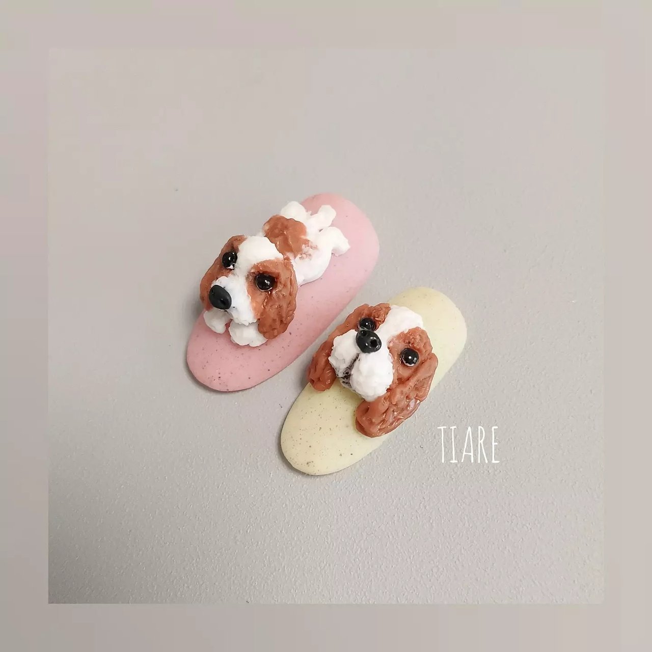 3dネイルパーツ ネイル パーツ 寝そべり 犬 いぬ 【公式通販】