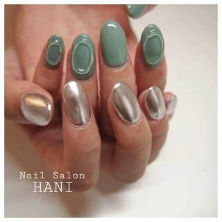 おすすめ順 くすみミントグリーンのネイルデザイン ネイルブック