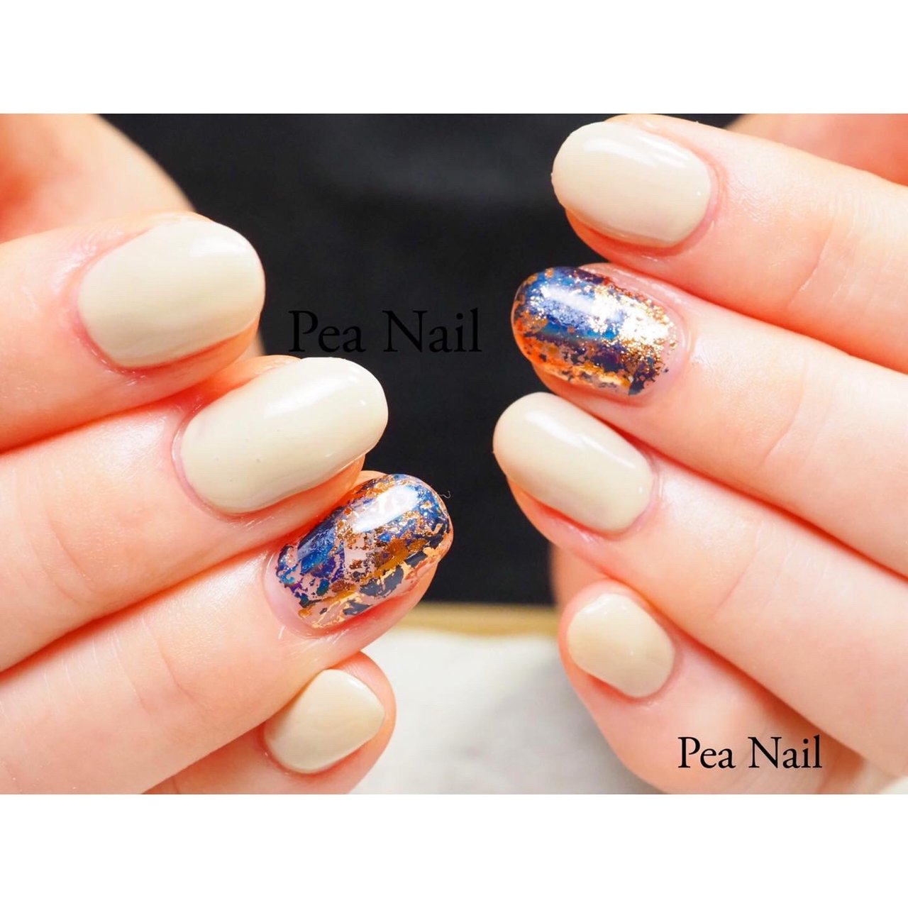 オールシーズン オフィス ハンド シンプル ワンカラー Pea Nail Makoのネイルデザイン No ネイルブック