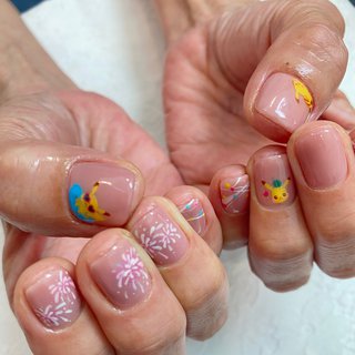 ピカチュウネイルのネイルデザイン ネイルブック