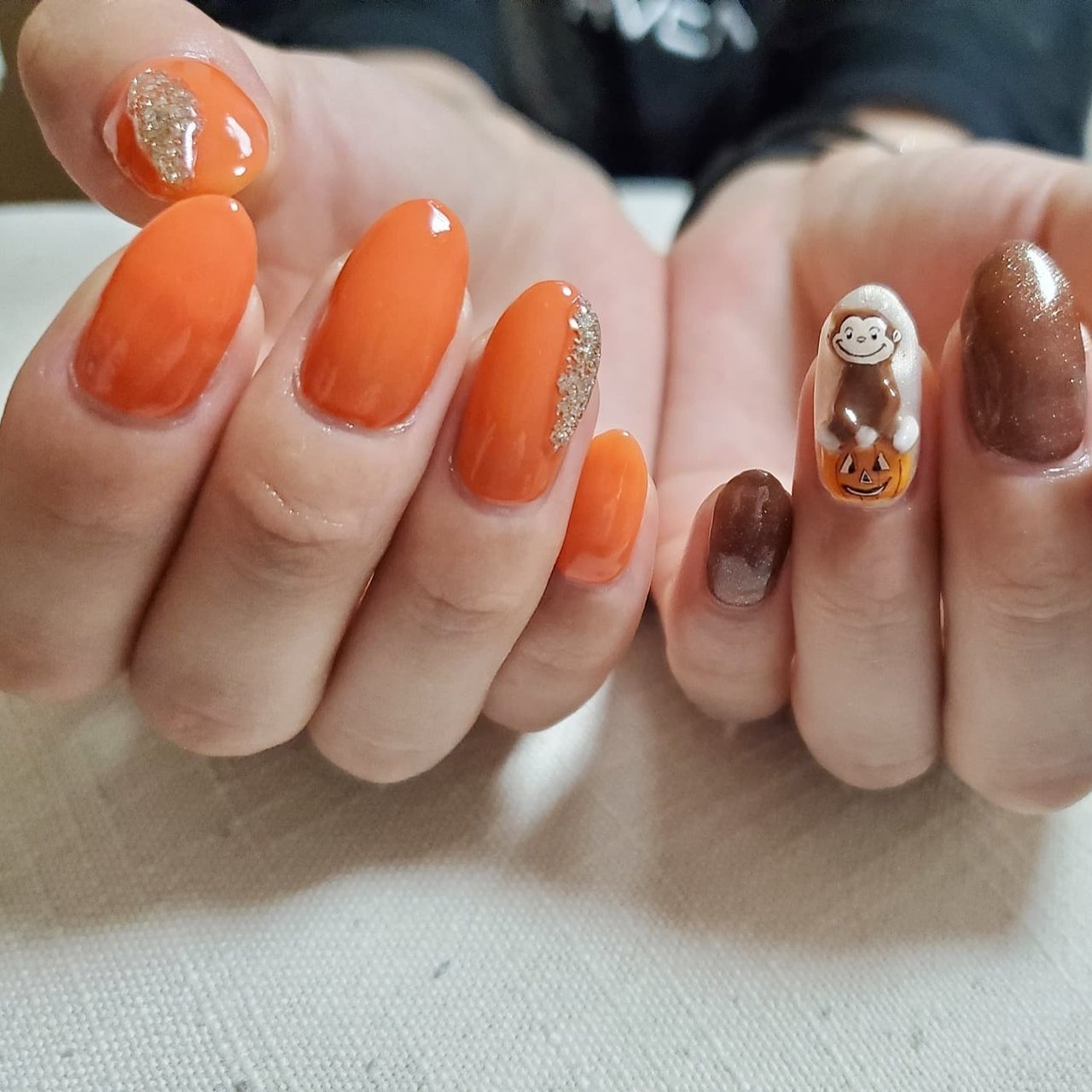 シンプル ラメ 痛ネイル キャラクター 3d Yui 美爪屋 蘭のネイルデザイン No ネイルブック