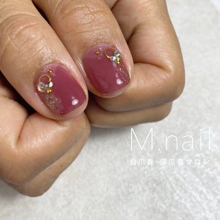 小豆色のネイルデザイン ネイルブック