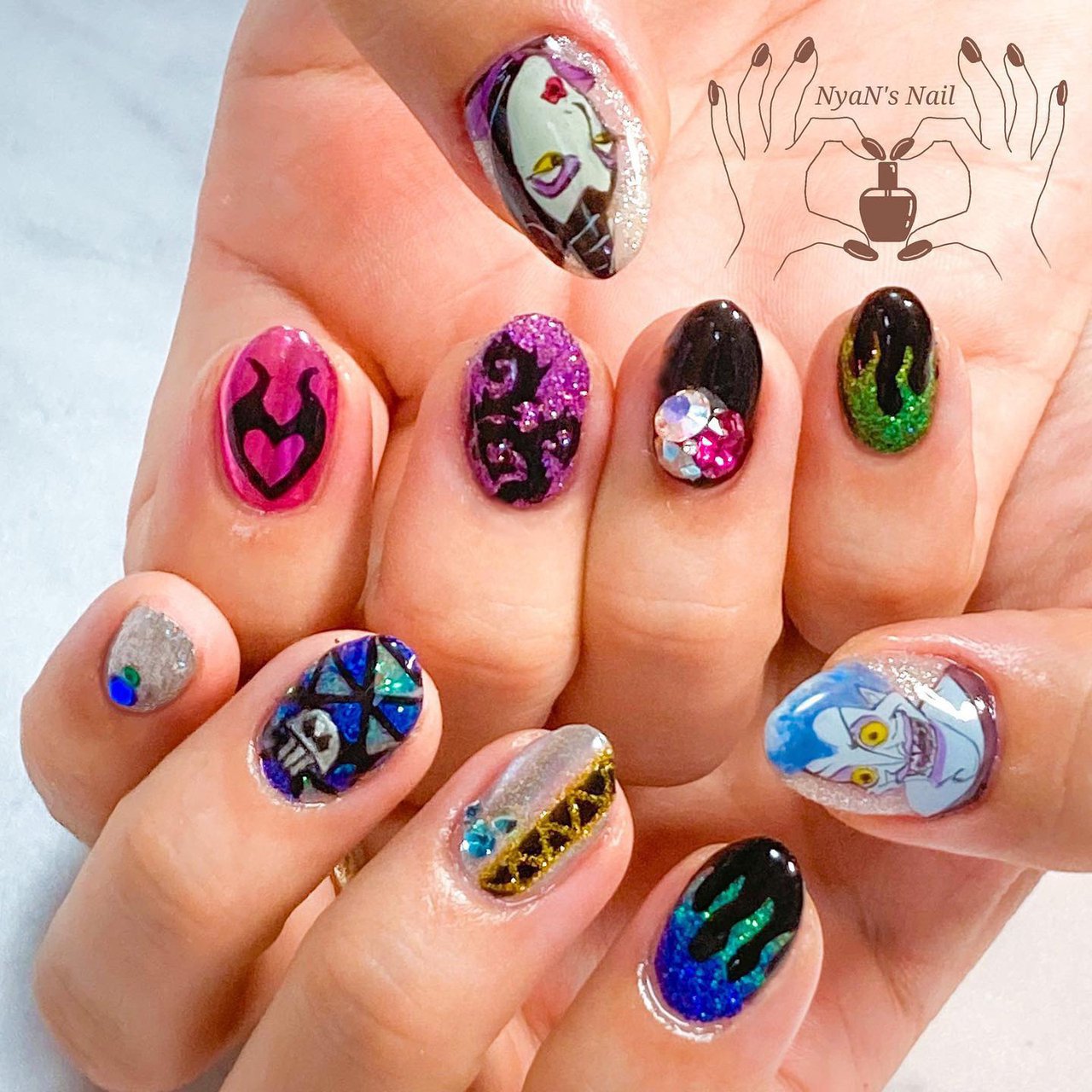 秋 冬 ハロウィン 女子会 ハンド Nyan S Nailのネイルデザイン No ネイルブック