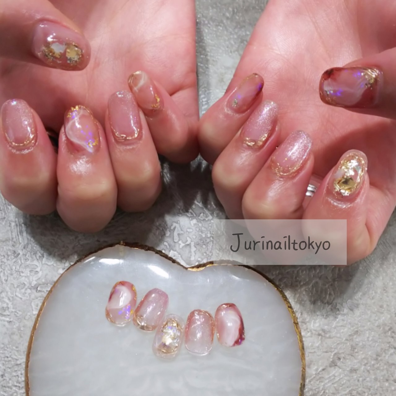 夏 秋 冬 オールシーズン ハンド Jurinailtokyoのネイルデザイン No ネイルブック