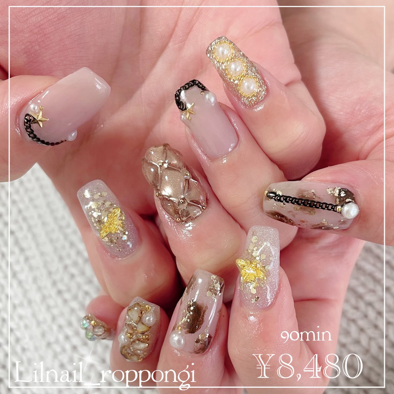 秋 冬 ハロウィン パーティー ハンド Lilnail Roppongiのネイルデザイン No ネイルブック