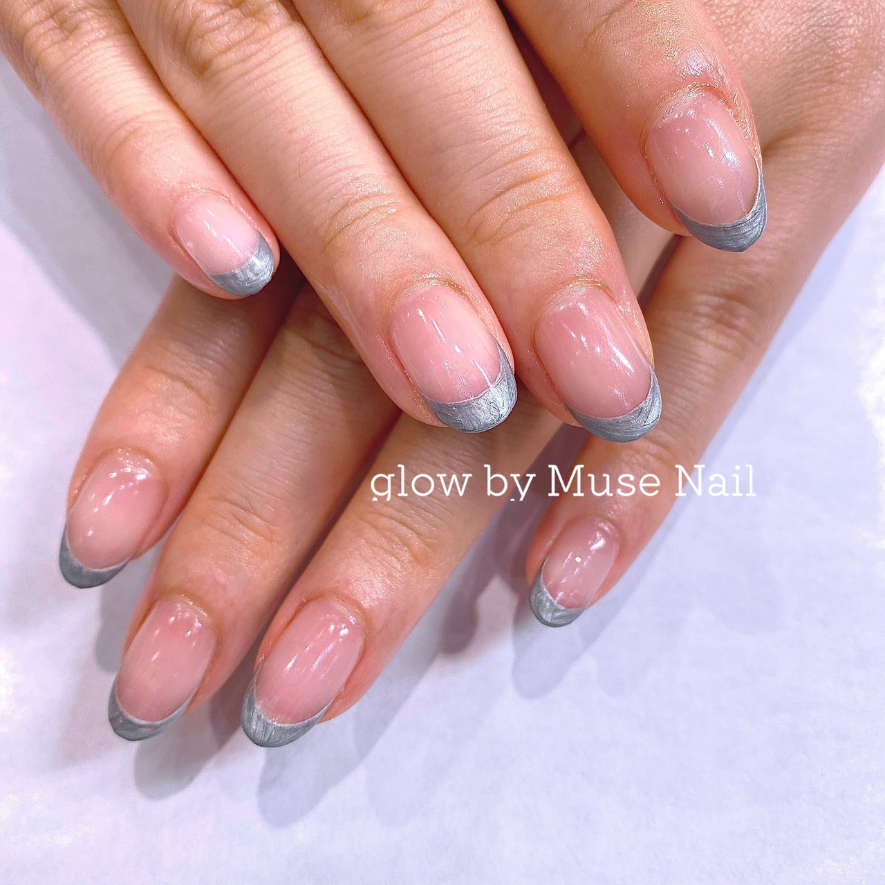 オールシーズン オフィス ブライダル デート ハンド Glow By Muse Nailのネイルデザイン No ネイルブック