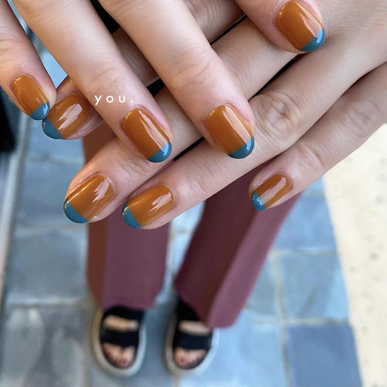 秋 冬 オールシーズン 女子会 ハンド Yu awaのネイルデザイン No ネイルブック