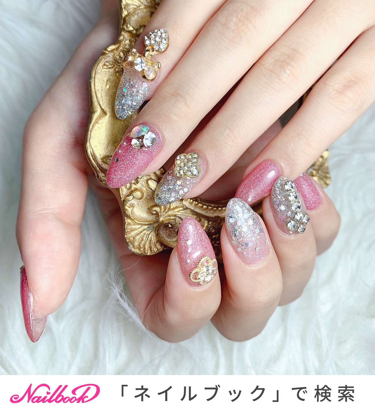うさぎの耳のネイルデザイン ネイルブック