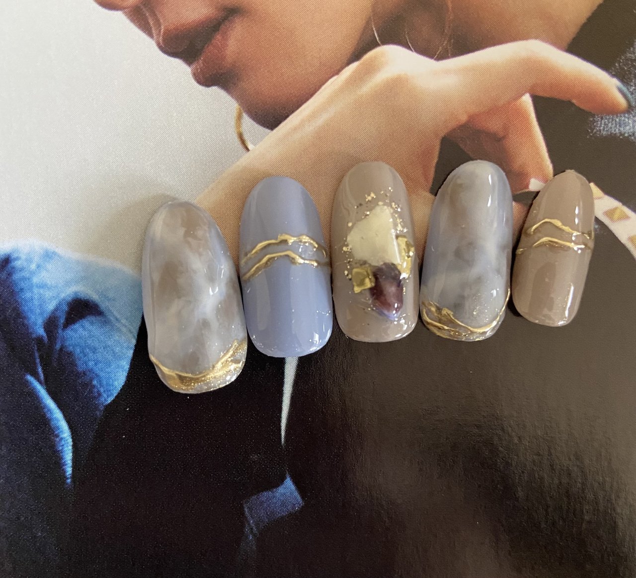 秋 冬 デート ハンド ワンカラー Kamaainanailのネイルデザイン No ネイルブック