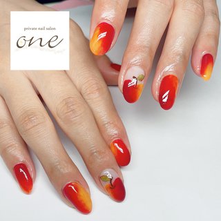 りんごネイルのネイルデザイン ネイルブック