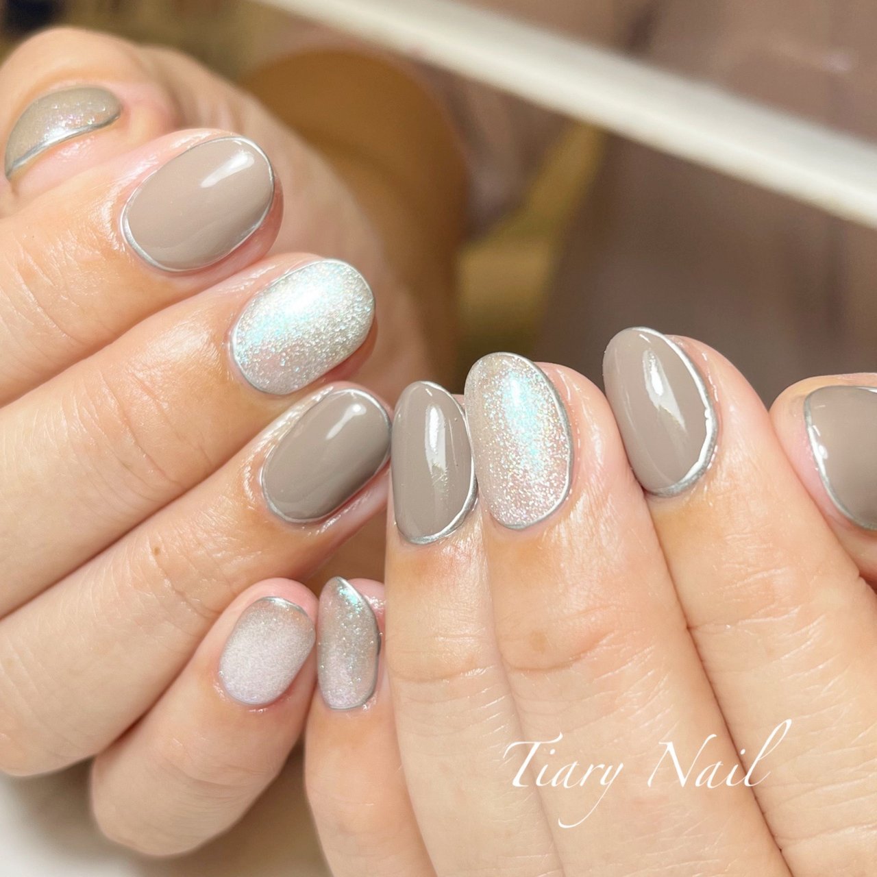 秋 冬 ハロウィン オフィス シンプル Tiarynail ティアリーネイルのネイルデザイン No ネイルブック