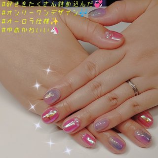 ピンク グリーン ゆめかわネイルのネイルデザイン ネイルブック