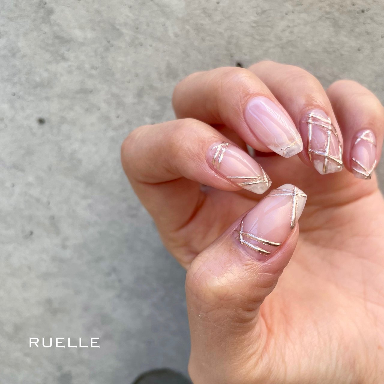 秋 オールシーズン オフィス デート ハンド Ruelle大阪店のネイルデザイン No ネイルブック