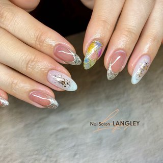 エスニック クリアのネイルデザイン ネイルブック