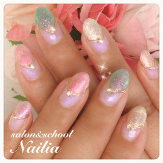 バルーンフレンチのネイルデザイン ネイルブック