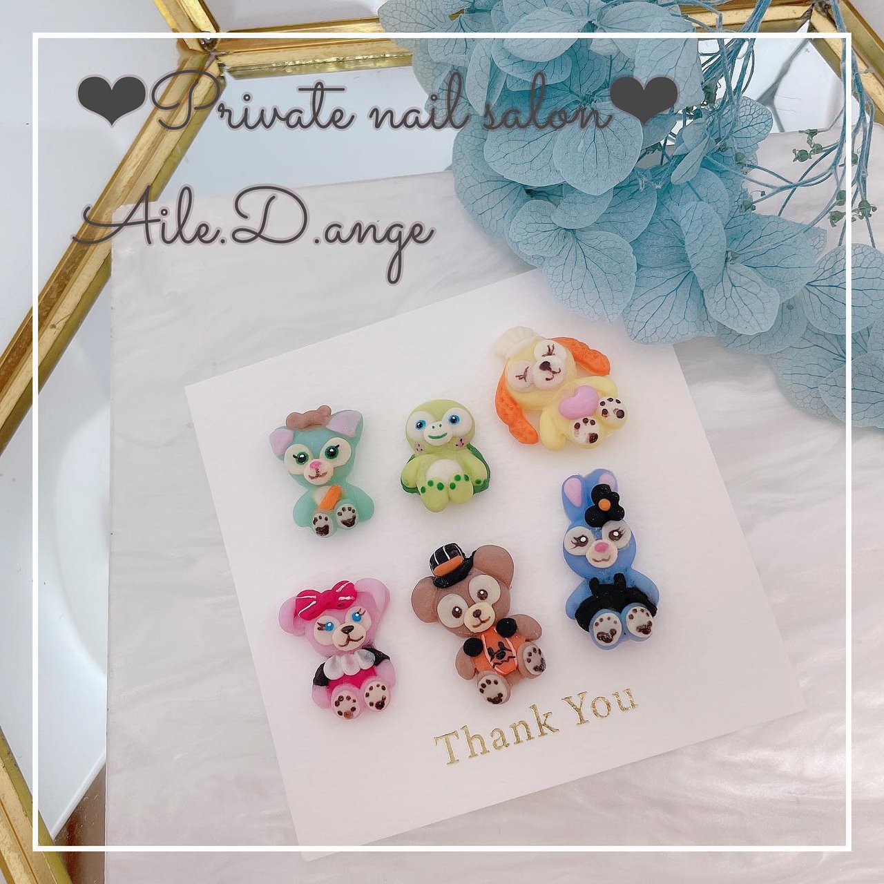 日本製 ネイルパーツ ダッフィーフレンズ 素材 材料 Ginbruni Com