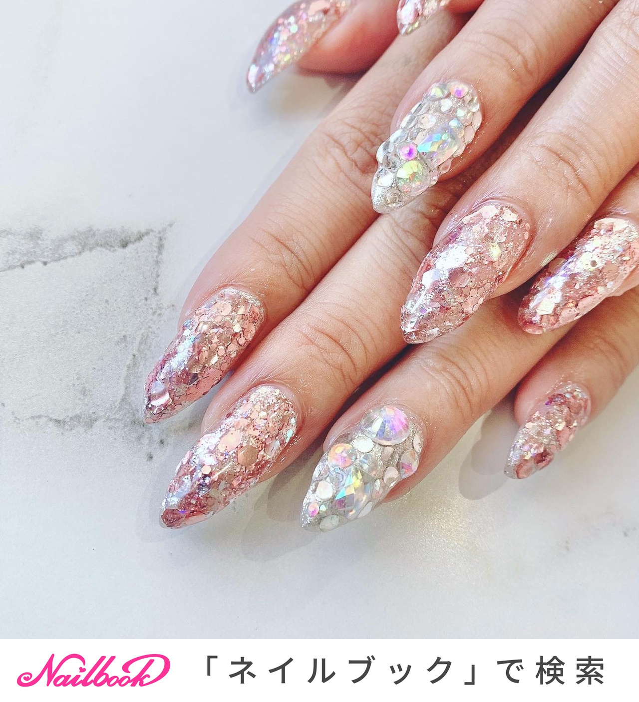 ネイルンページ natsumi／京都駅／ネイル／ニュアンスネイル／フィルイン