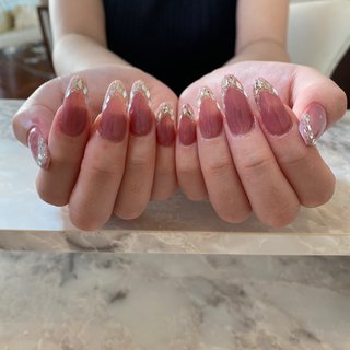 アクリルフローターのネイルデザイン ネイルブック