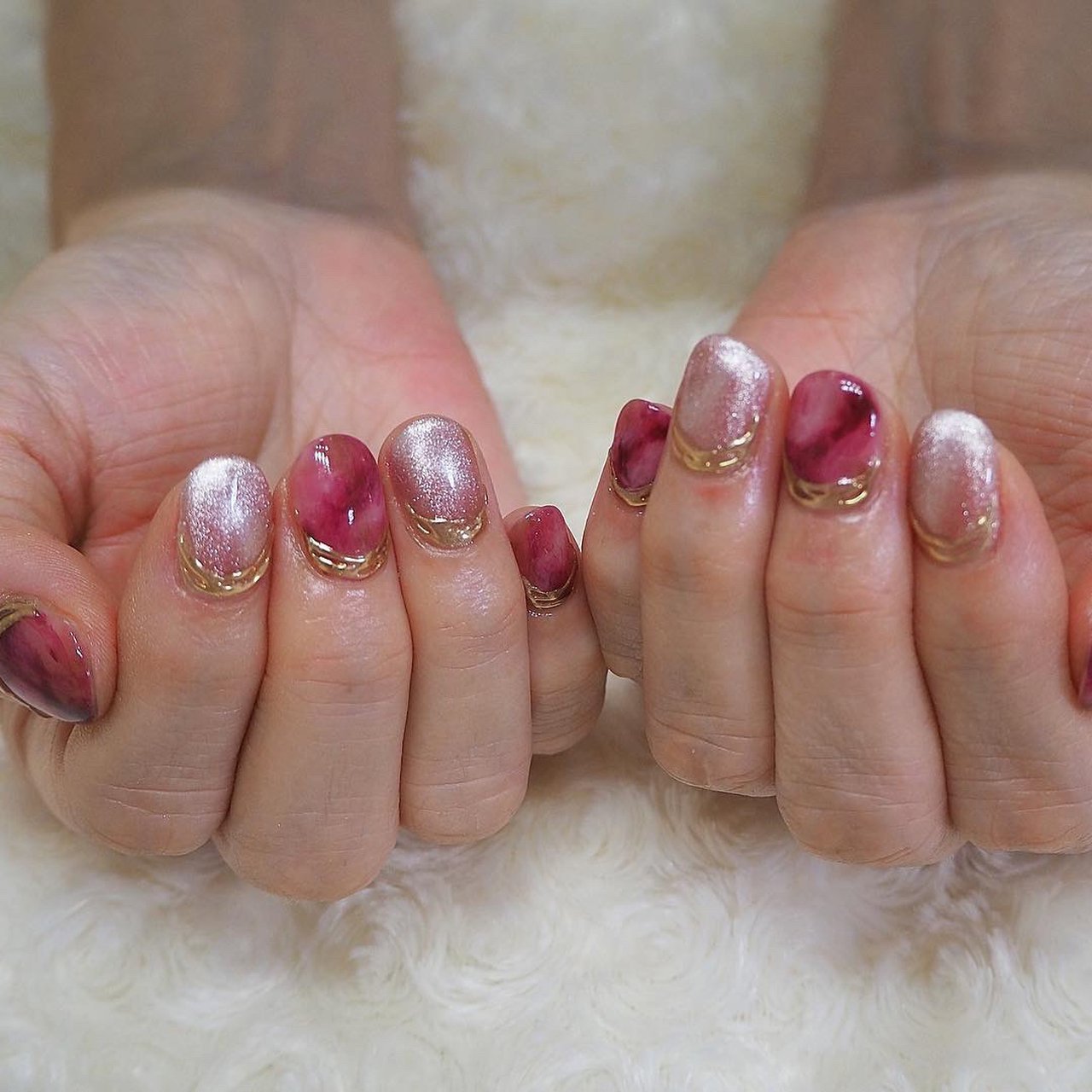 秋 冬 ハンド ワンカラー べっ甲 浦和 ネイルサロンrayのネイルデザイン No ネイルブック