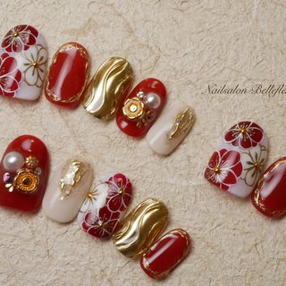 着物のネイルデザイン ネイルブック