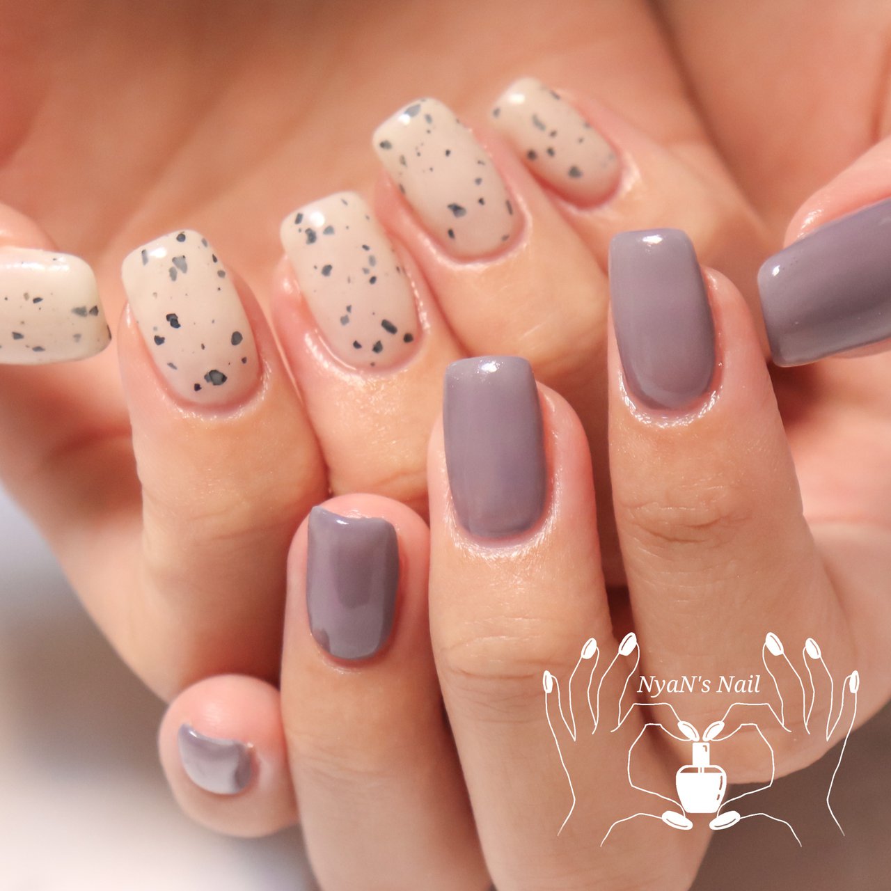 秋 冬 オールシーズン オフィス ハンド Nyan S Nailのネイルデザイン No ネイルブック