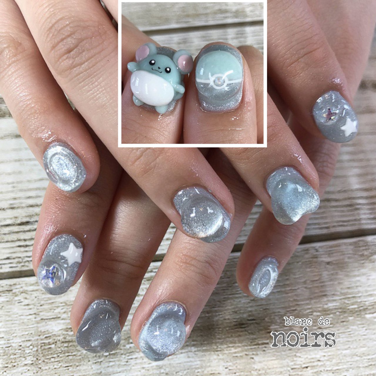 オールシーズン パーティー ハンド キャラクター 3d Blancdenoirsのネイルデザイン No ネイルブック