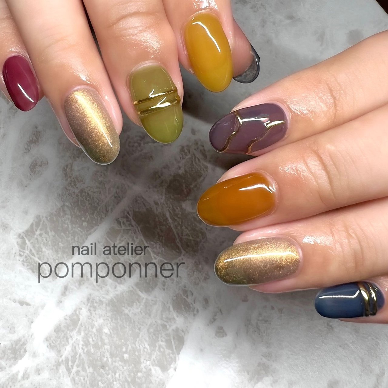 Nailatelier Pomponner ネイルアトリエ ポンポネのネイルデザイン No ネイルブック