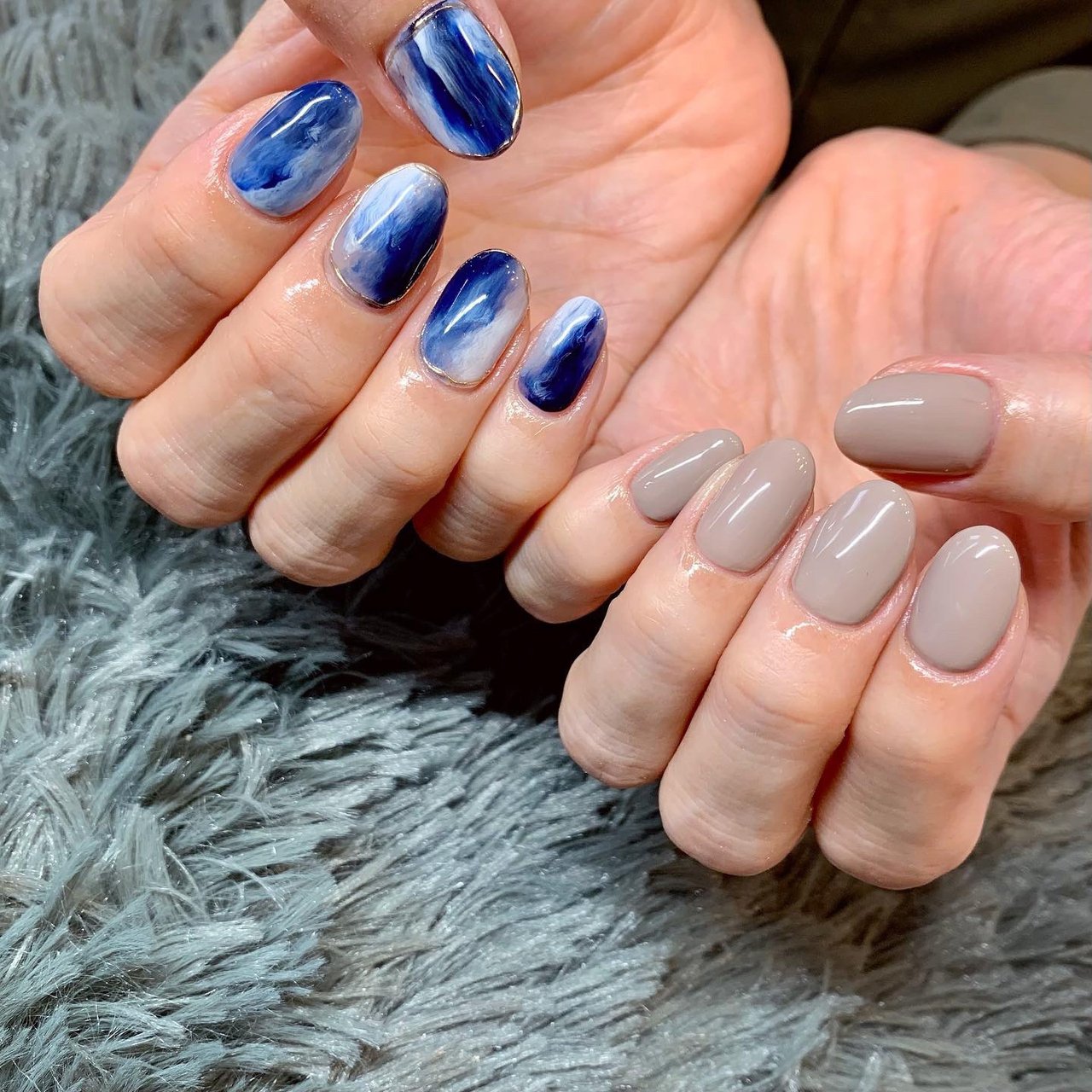 秋 オールシーズン ハンド シンプル ワンカラー Nailsalon Cieloのネイルデザイン No ネイルブック