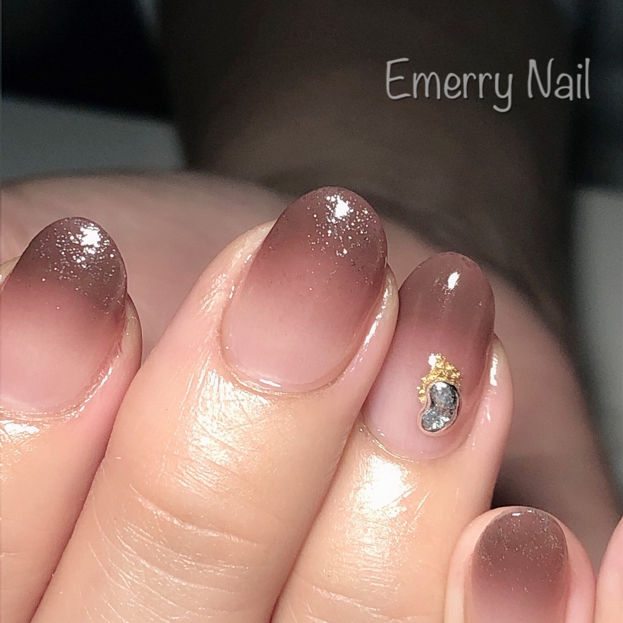 秋 冬 ハンド グラデーション ラメ Emerry Nail えみのネイルデザイン No ネイルブック