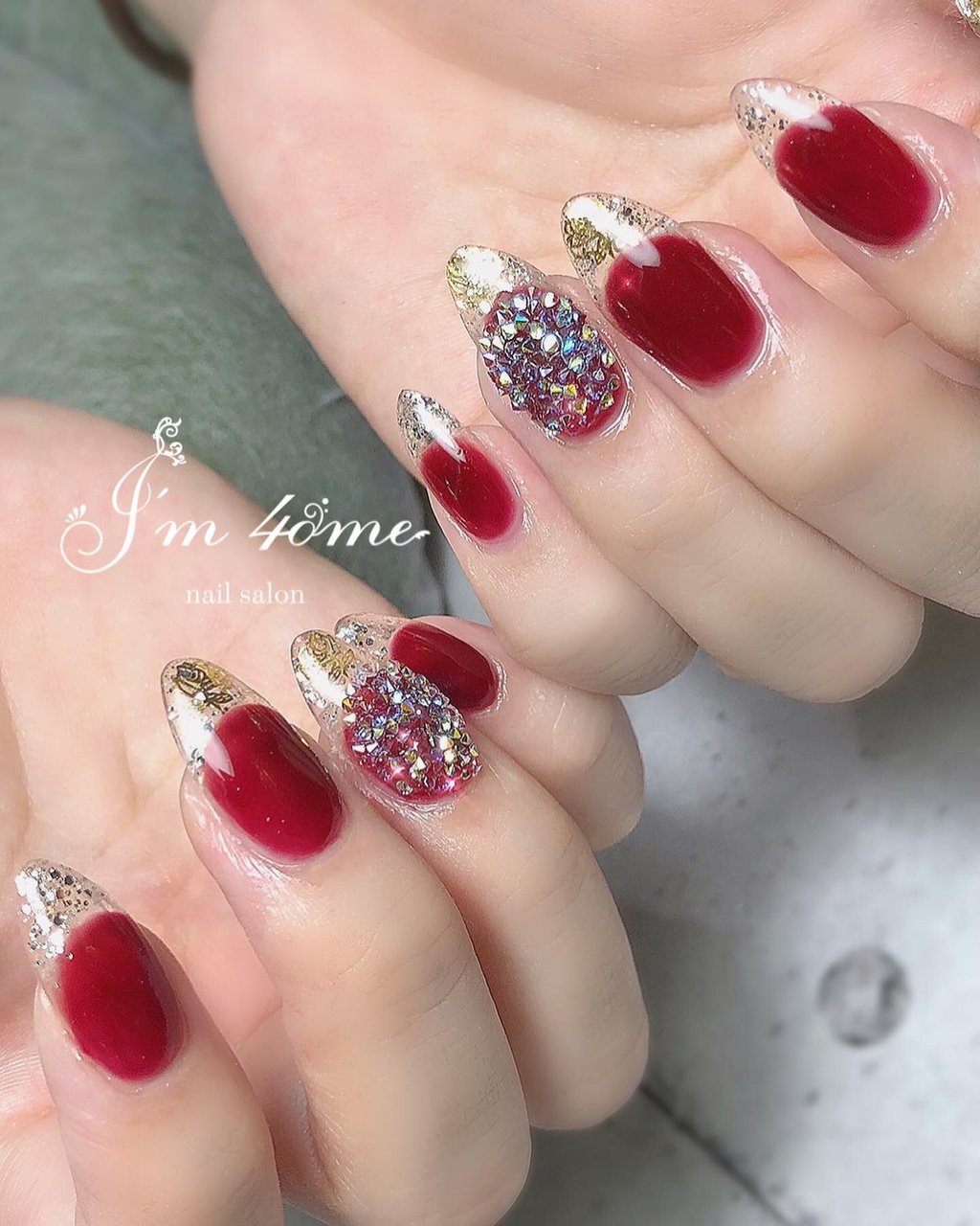 秋 冬 ブライダル パーティー ハンド Hitomiのネイルデザイン No ネイルブック