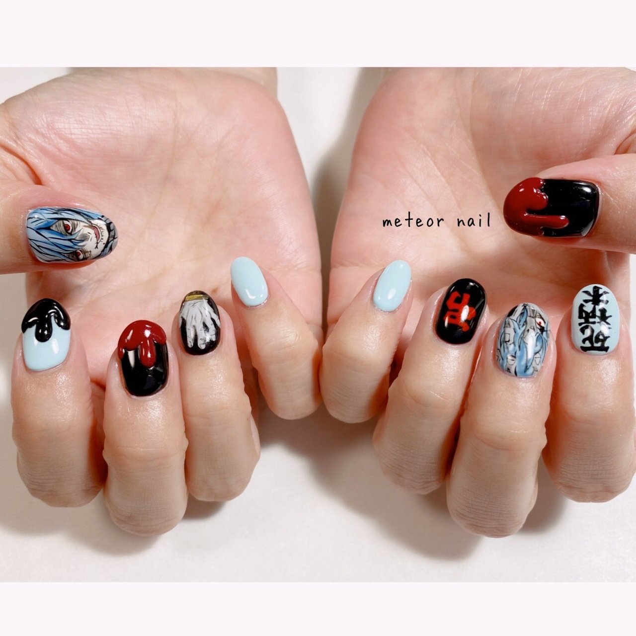 オールシーズン ハンド ワンカラー 痛ネイル ショート Meteornail ミーティアネイルのネイルデザイン No ネイルブック