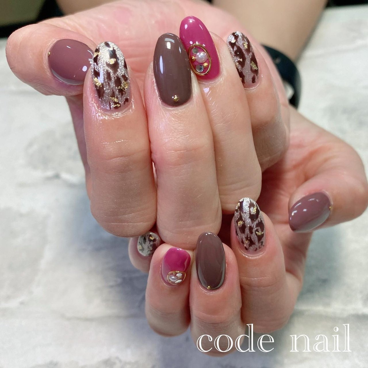 秋 パーティー デート 女子会 ハンド Code Nail Gifu コードネイルのネイルデザイン No ネイルブック