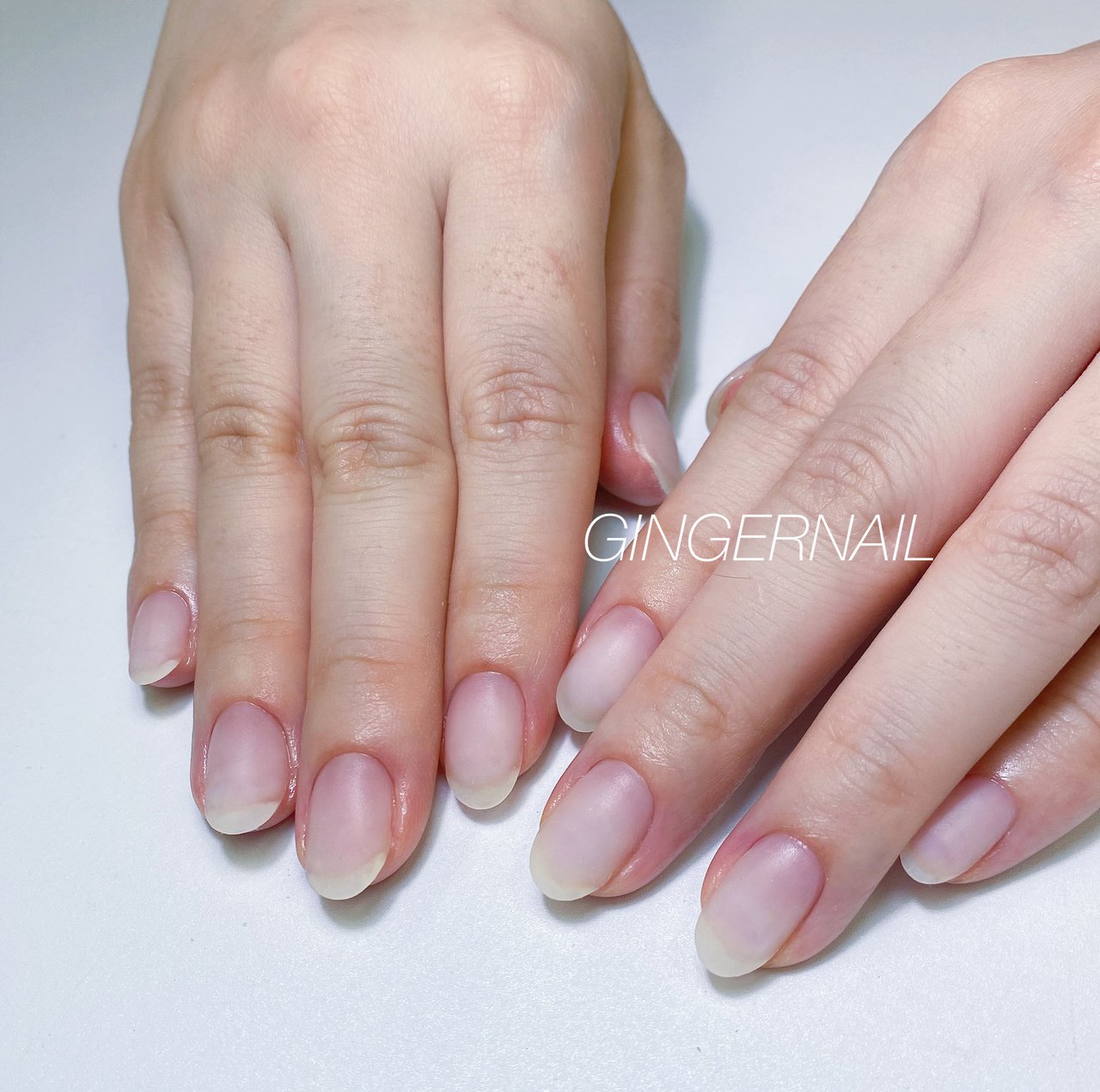 オールシーズン オフィス ハンド シンプル マット Ginger Nail 代々木 ジンジャーネイルのネイルデザイン No ネイルブック