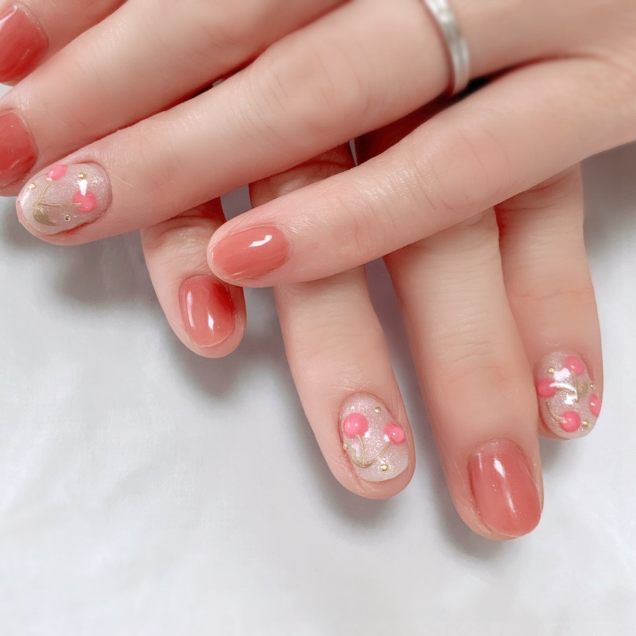 オールシーズン リゾート デート 女子会 ハンド Nail003のネイルデザイン No ネイルブック