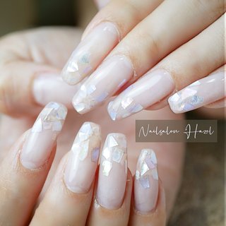 ロング スクエアのネイルデザイン ネイルブック