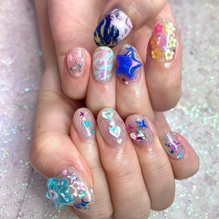 人気順 8月aoiネイルモデルのネイルデザイン ネイルブック