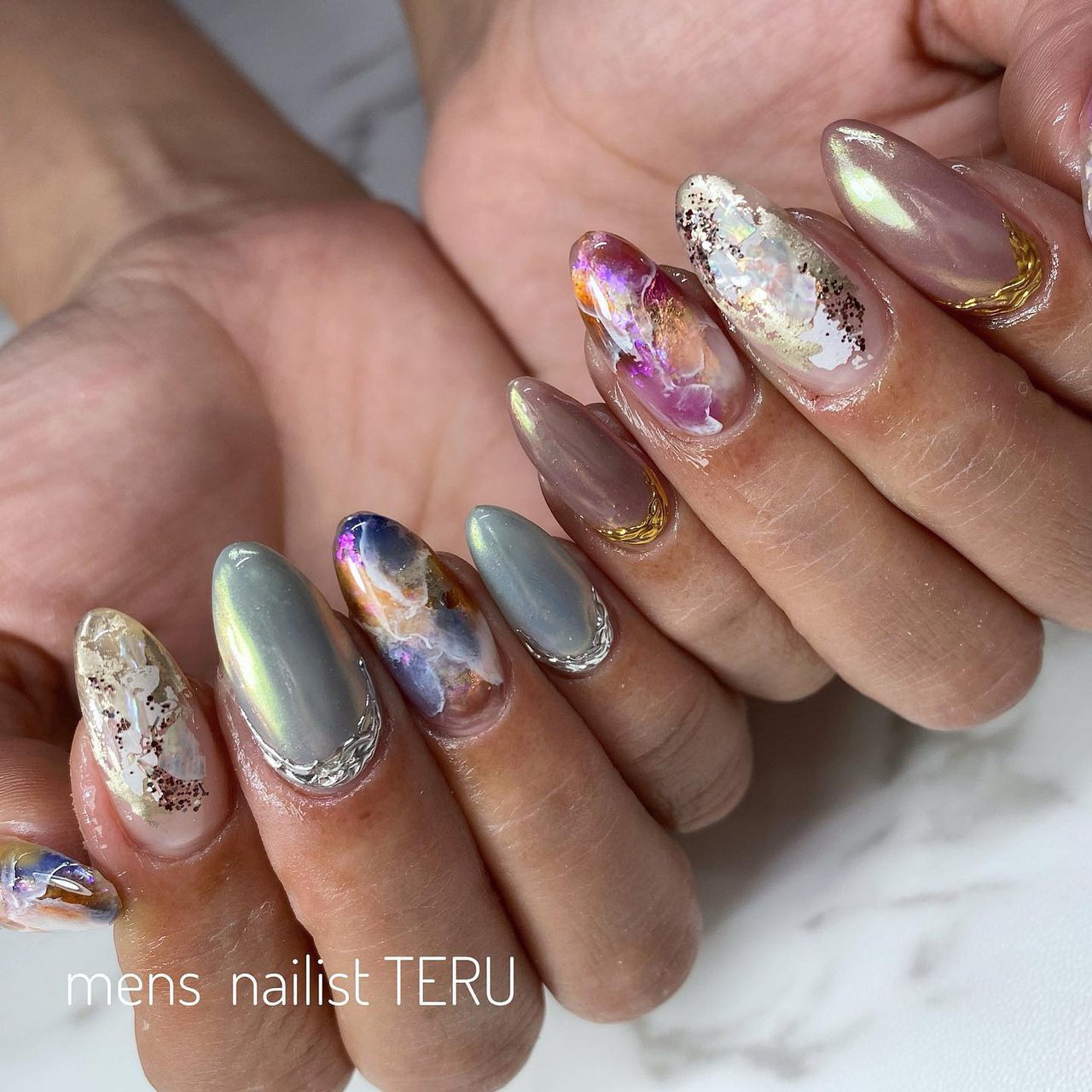 大阪北堀江nail Salon Eternalメンズネイリストteruのネイルデザイン No ネイルブック