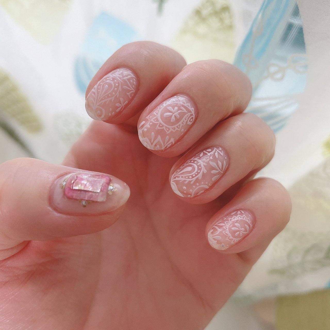 ベージュ ピンク グレージュ ジェルネイル セルフネイル Mika S Salonのネイルデザイン No ネイルブック