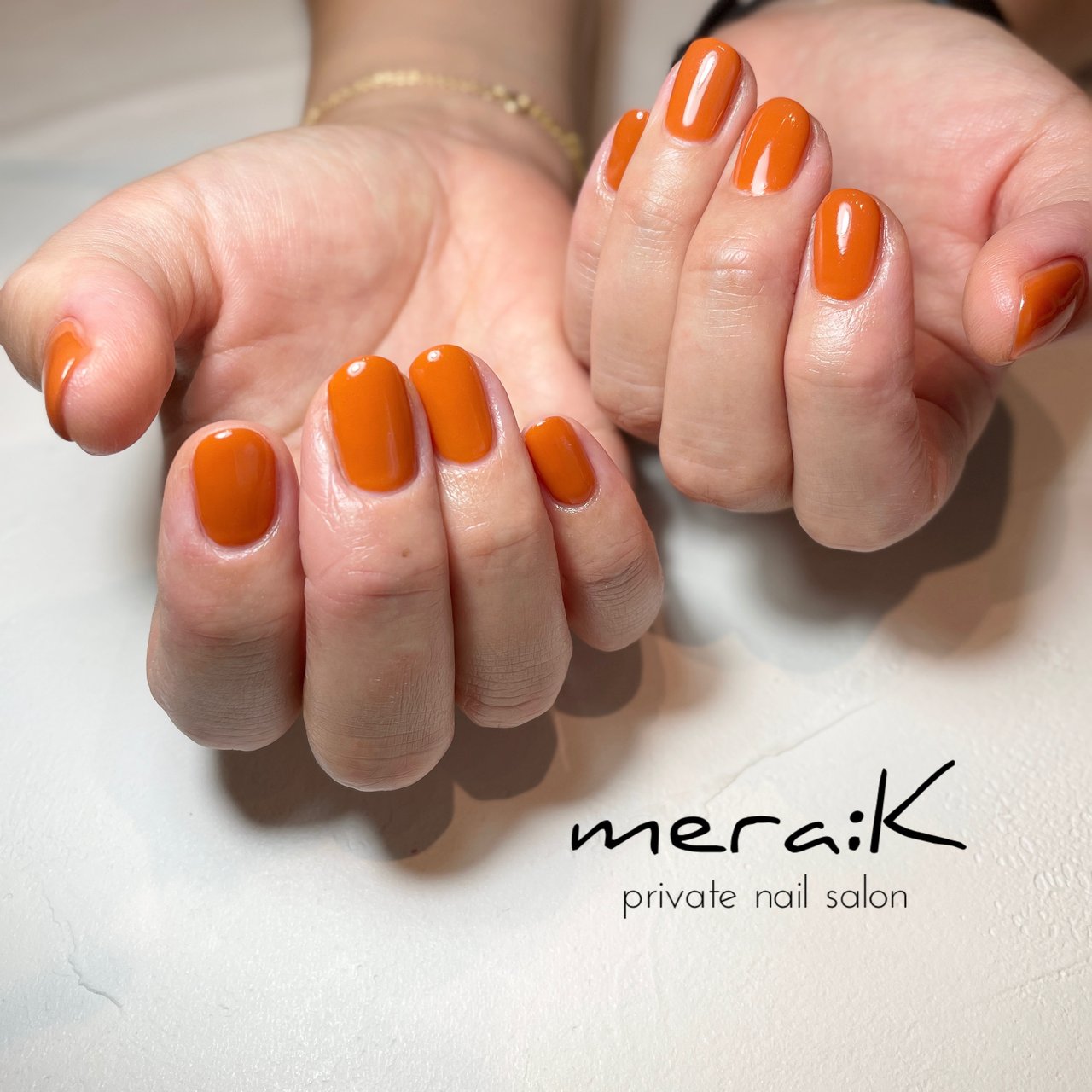 オレンジ ジェルネイル お客様 Mera Kのネイルデザイン No ネイルブック