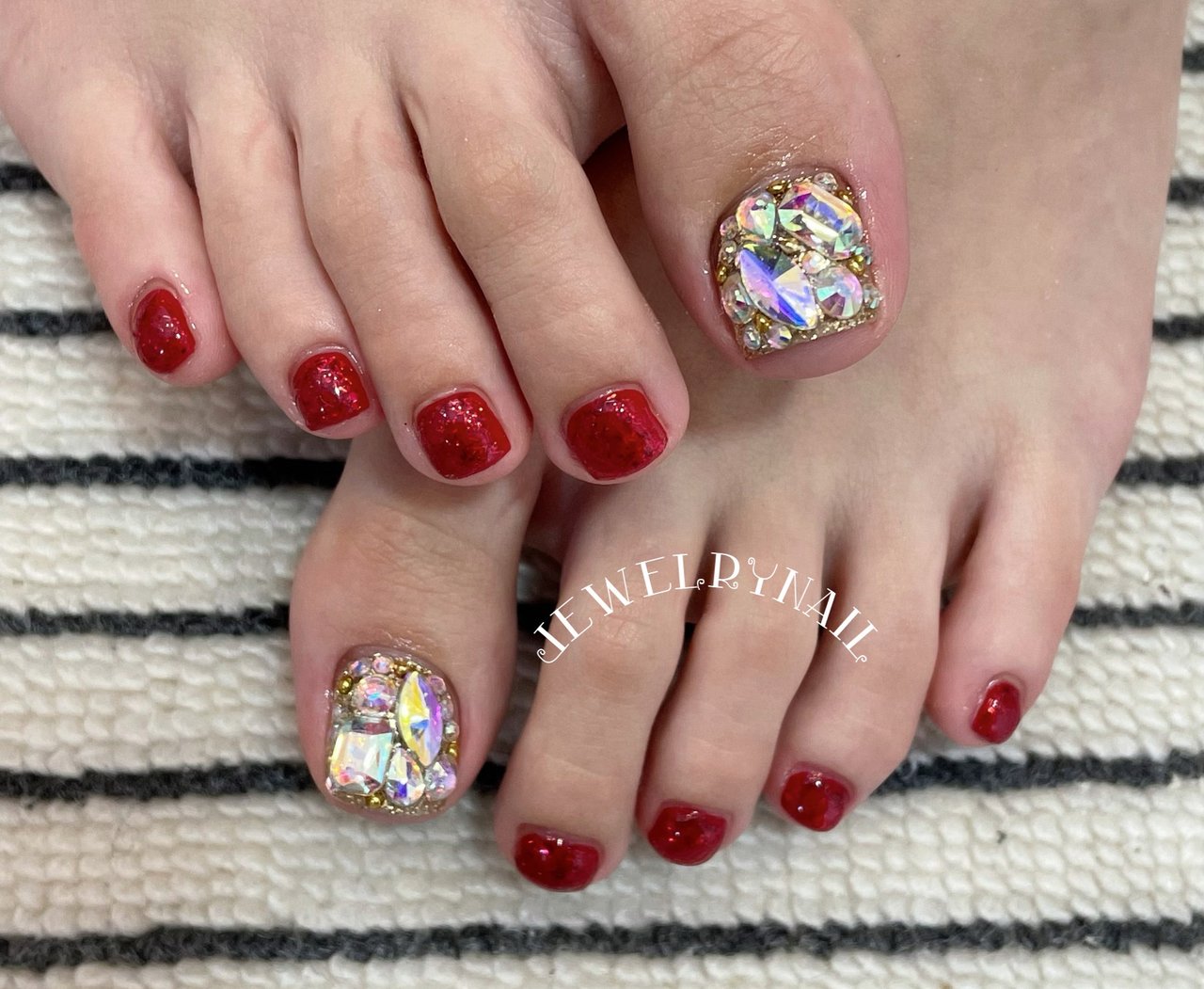 フット - @R.,のネイルデザイン[No.6737147]｜ネイルブック