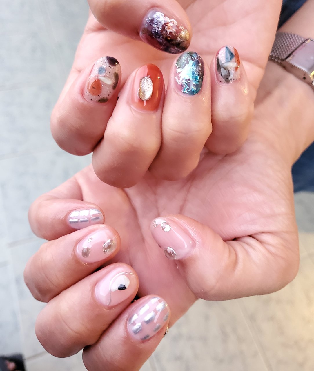 オールシーズン ハロウィン クリスマス ハンド ボヘミアン Shecore6318のネイルデザイン No ネイルブック