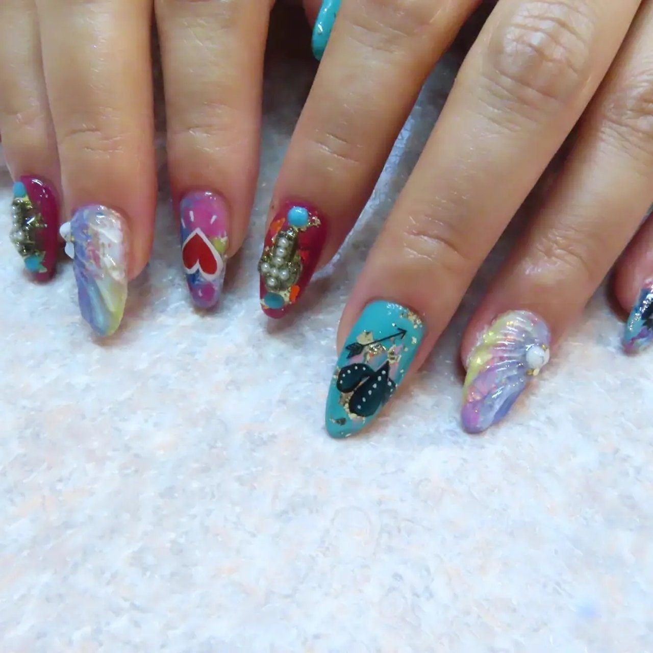 夏 オールシーズン ハンド お客様 Nailsaloncooのネイルデザイン No ネイルブック