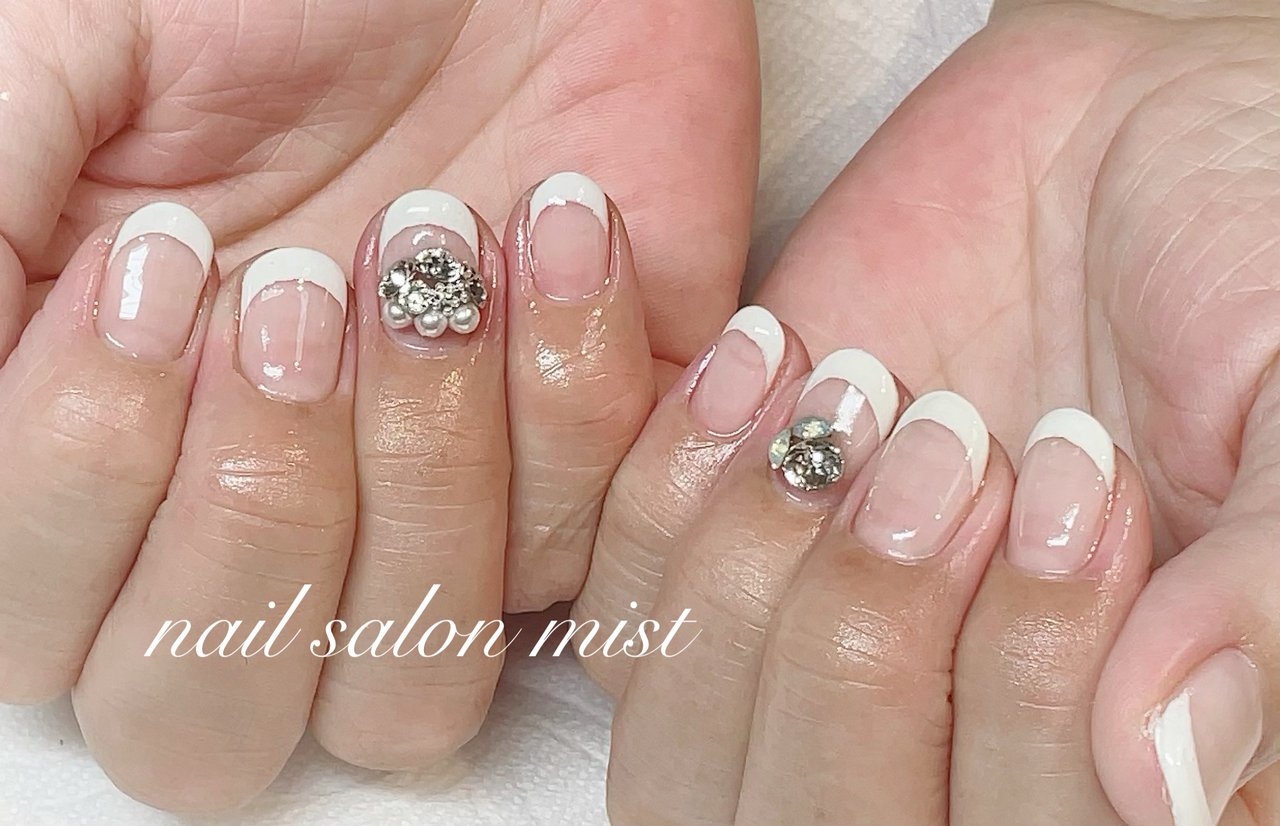 オールシーズン ブライダル パーティー 女子会 ハンド Rieのネイルデザイン No ネイルブック