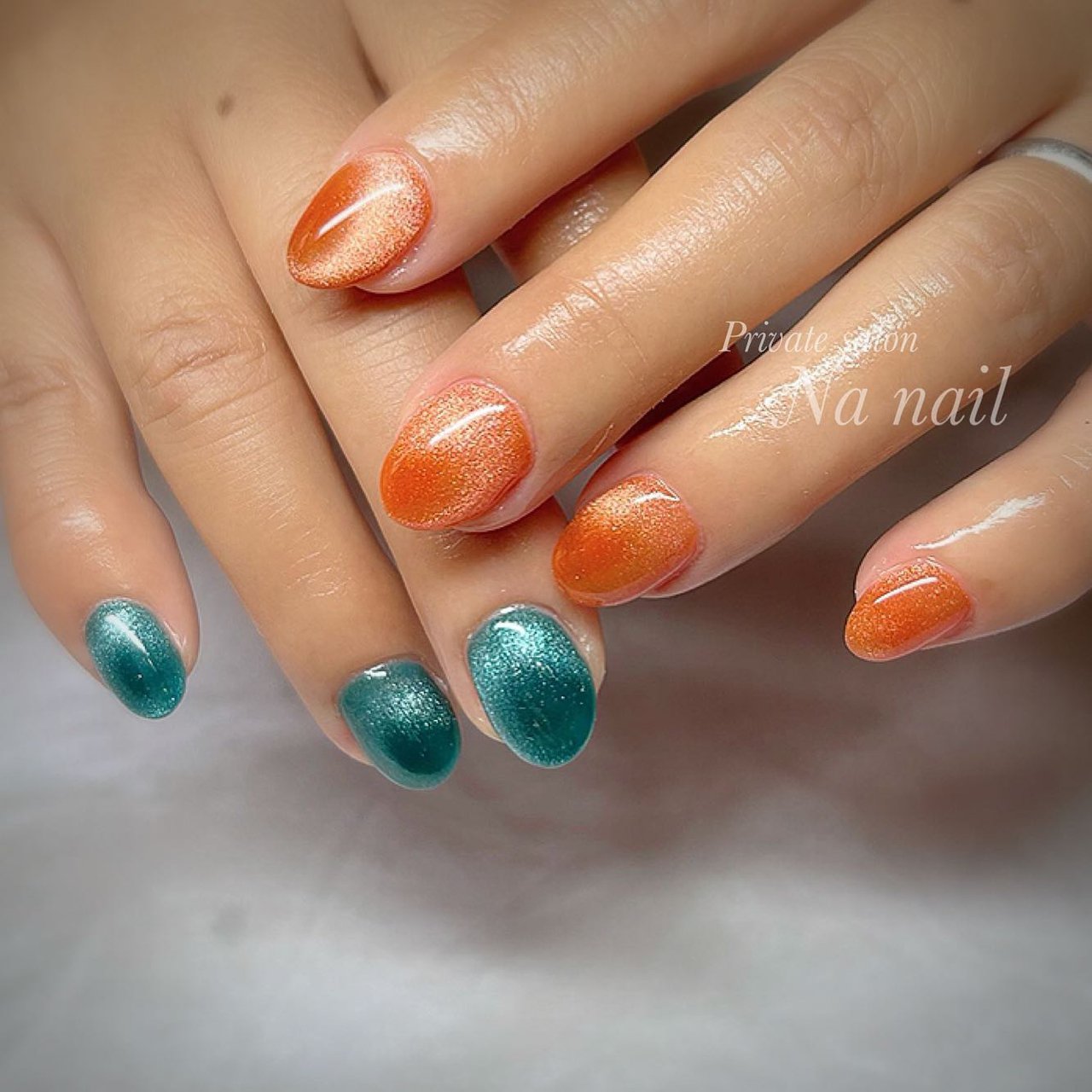 オールシーズン ハンド シンプル マグネット ショート Na Nailのネイルデザイン No ネイルブック