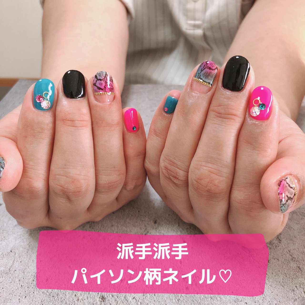 オールシーズン ライブ ハロウィン 女子会 ハンド S Nailのネイルデザイン No ネイルブック