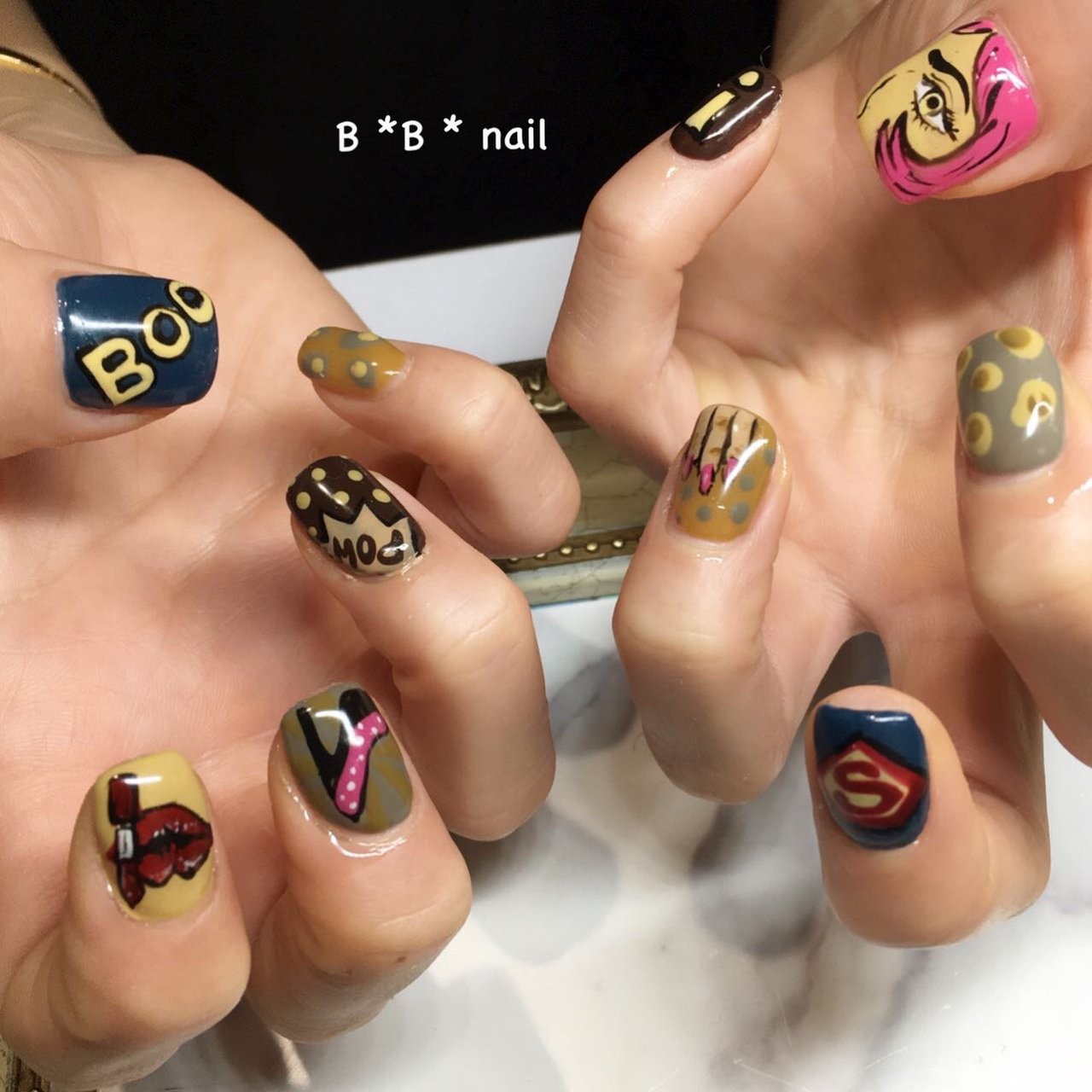 オールシーズン ライブ ハロウィン クリスマス 痛ネイル B B Nailのネイルデザイン No ネイルブック