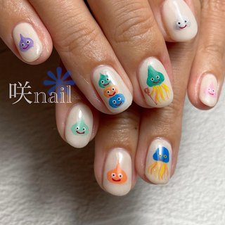 メタルスライムのネイルデザイン ネイルブック