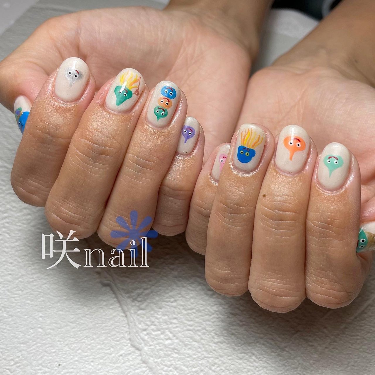 オールシーズン ライブ ハロウィン 女子会 ハンド 咲nail サキネイル のネイルデザイン No ネイルブック