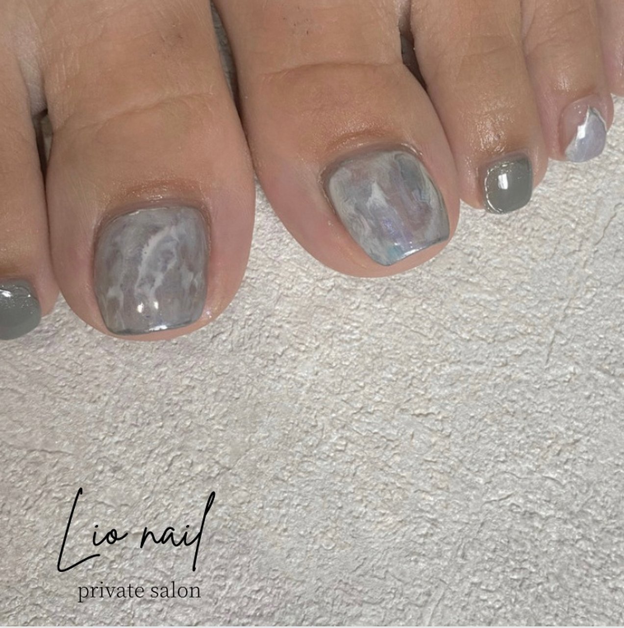 秋 冬 オフィス 女子会 フット Lio Nailのネイルデザイン No ネイルブック